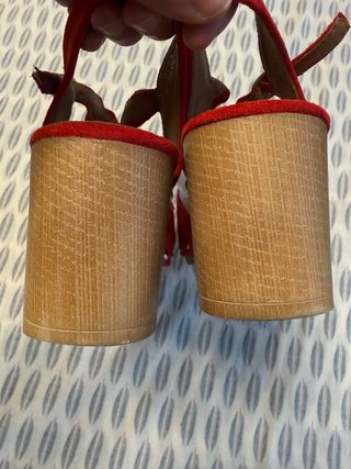 Sandalias rojas mujer Talla 39
