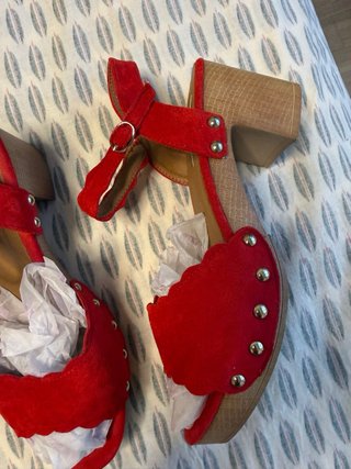 Sandalias rojas mujer Talla 39