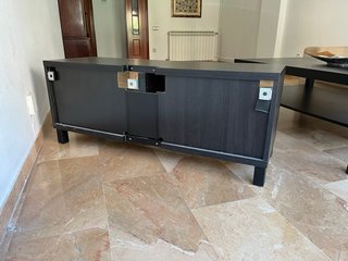 Mueble TV Ikea marrón