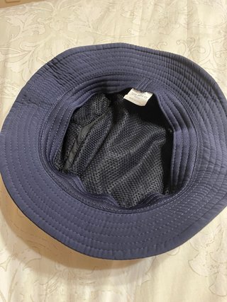 Gorro pescador azul con cremallera