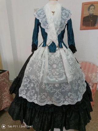 Traje siglo XVIII fallera Completo