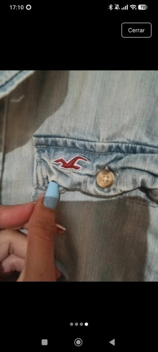 Camisa vaquera Hollister Talla M