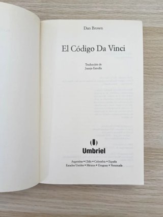 El Código Da Vinci Dan Brown novela thriller
