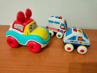 Lote 4 Vehículos Juguete