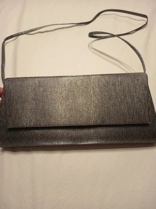 Bolso de fiesta plateado