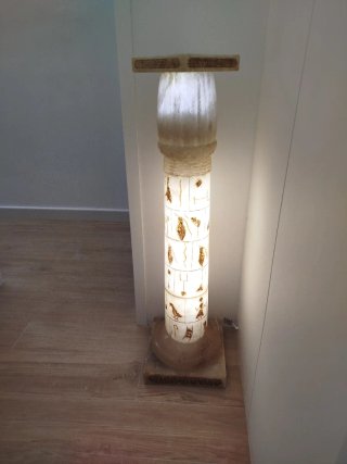 Pedestal Alabastro Iluminado 115cm