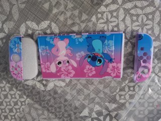 Funda Nintendo Switch Silicona Stitch Angel