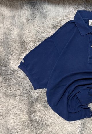 Polo Lacoste Vintage Blu