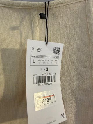 Top Zara Beige