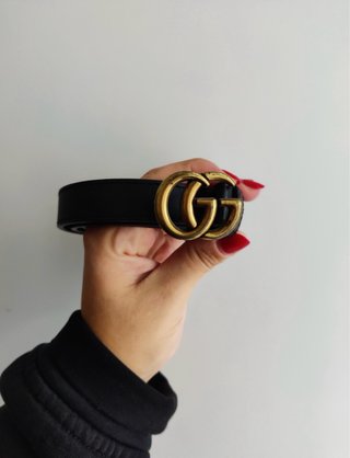 Cintura Gucci Marmont Doppia G Oro
