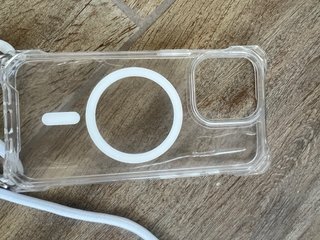 Cover iPhone 13 Pro con Laccio Bianco/Nero