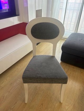 Mesa extensible con 4 sillas
