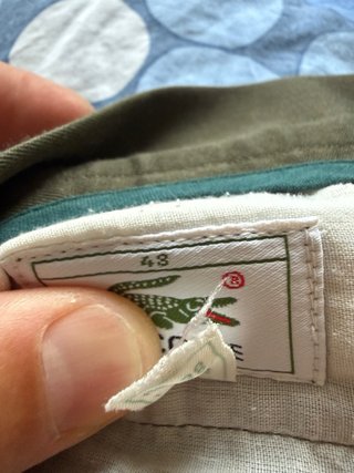 Pantalón vestir verde Lacoste talla 43
