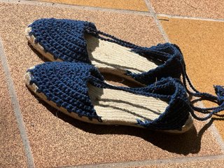 Alpargatas Crochet Hechas a Mano Talla 35-42