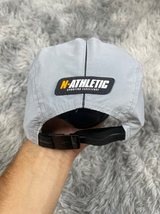 Nike 00s Swoosh Techwear Cap Silver Grey Y2K