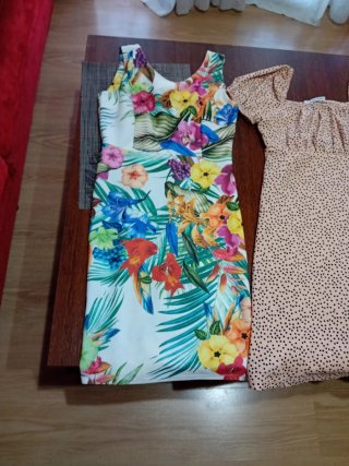 Lote 2 vestidos estampados