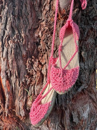 Alpargatas Crochet Hechas a Mano Talla 35-42