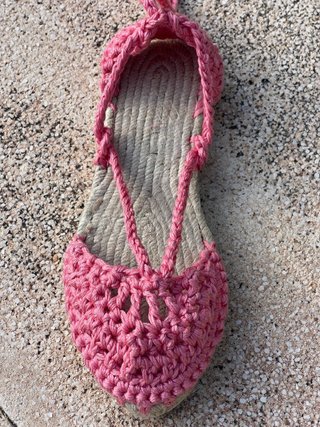 Alpargatas Crochet Hechas a Mano Talla 35-42