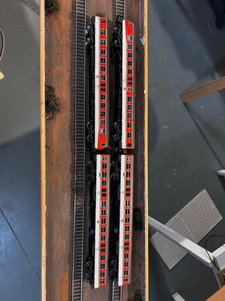 Automotor Diésel DB BR 614 Fleischmann H0 analógic