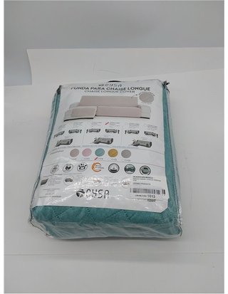 EYSA Bianco Funda de sofá Antideslizante Chaise Longue Derecha C/04 - Vista Frontal
