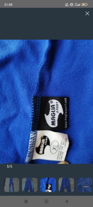 Culote Ciclismo Invierno Hombre XL Azul