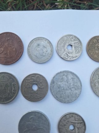 Lote monedas España