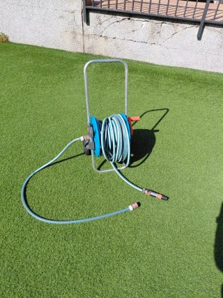 Carrete Manguera Jardín
