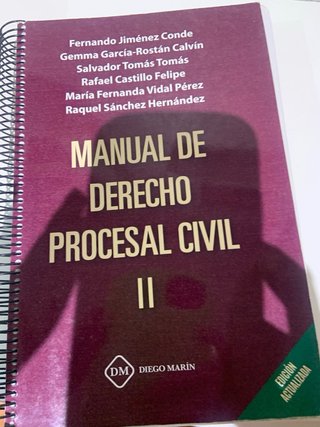 Libro de Derecho Manual Procesal civil II