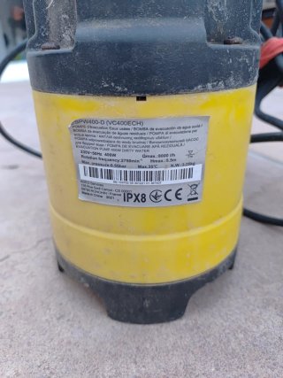 Bomba de agua sumergible