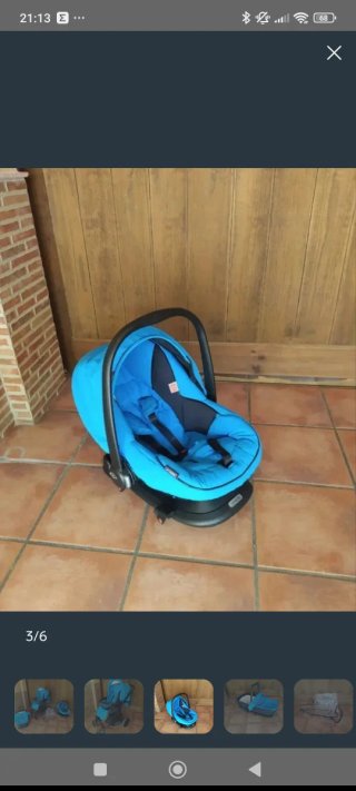 Carrozza Bebecar Blu