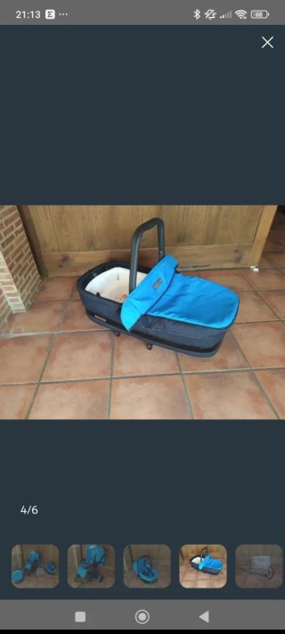 Carrozza Bebecar Blu