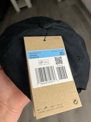 Gorra Nike Negra Nueva