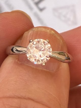 Anillo Oro 18k Diamante 1.05 Ct G/SI2