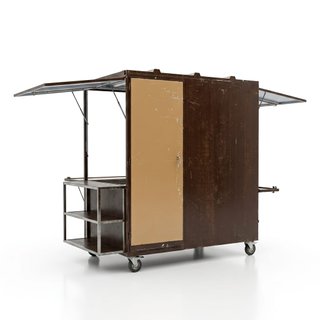 Puesto/carro de venta ambulante con ruedas