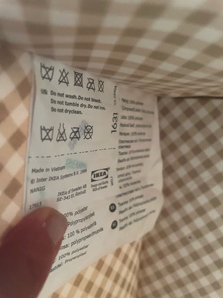 Pack 2 Cajas Tela Ikea Beige/Marrón