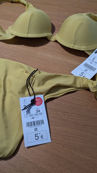 Bikini amarillo mostaza Talla S y M