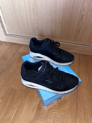 Zapatillas Skechers Mujer Negras Talla 37