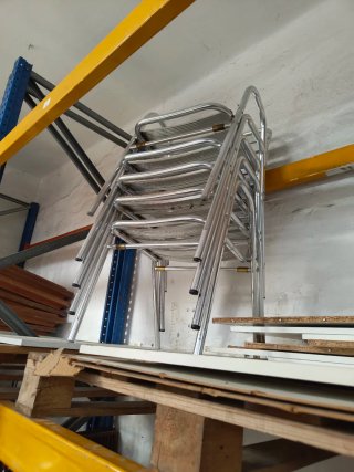 Sillas Damm Aluminio Apilables