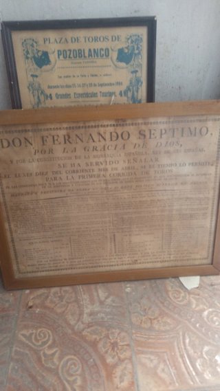 Cartel Taurino don Fernando séptimo