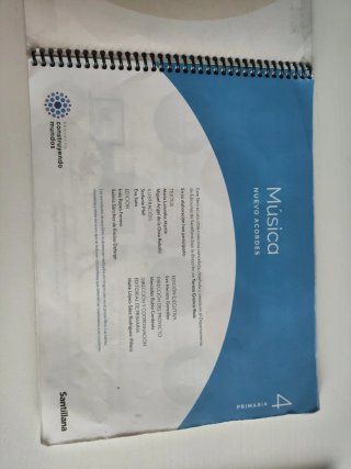 Libro Música Santillana Primaria 4