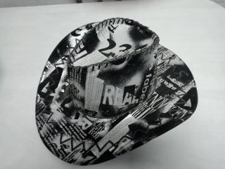 2 Sombreros Cowboy Negros y plateado