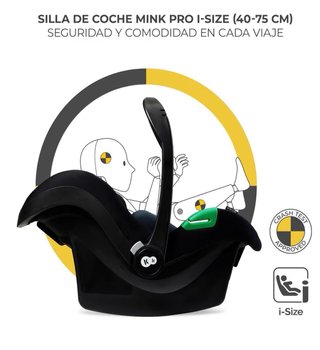 Carrito Kinderkraft MOOV 3 en 1 Negro