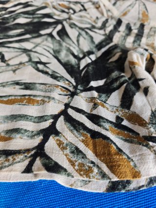 Pantalón Zara Lino Estampado Floral