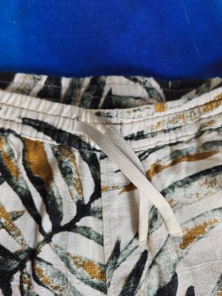 Pantalón Zara Lino Estampado Floral