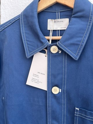 Chaqueta Zara Origins Azul Talla M