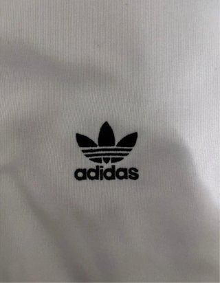 Sudadera Real Madrid Adidas Blanca Retro Cremaller