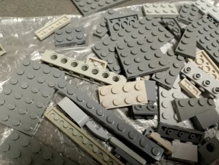 Pezzi Lego grigi