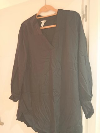 Blusón H&M Talla Única Negro, da talla hasta L