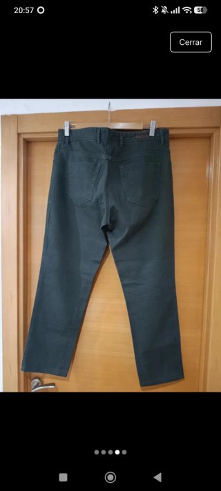 Pantalón vestir verde oliva Alvaro Moreno Talla M