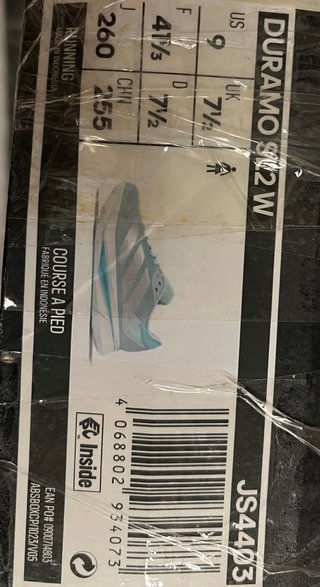 Zapatillas Adidas Duramo SL2 W Talla 41 1/3